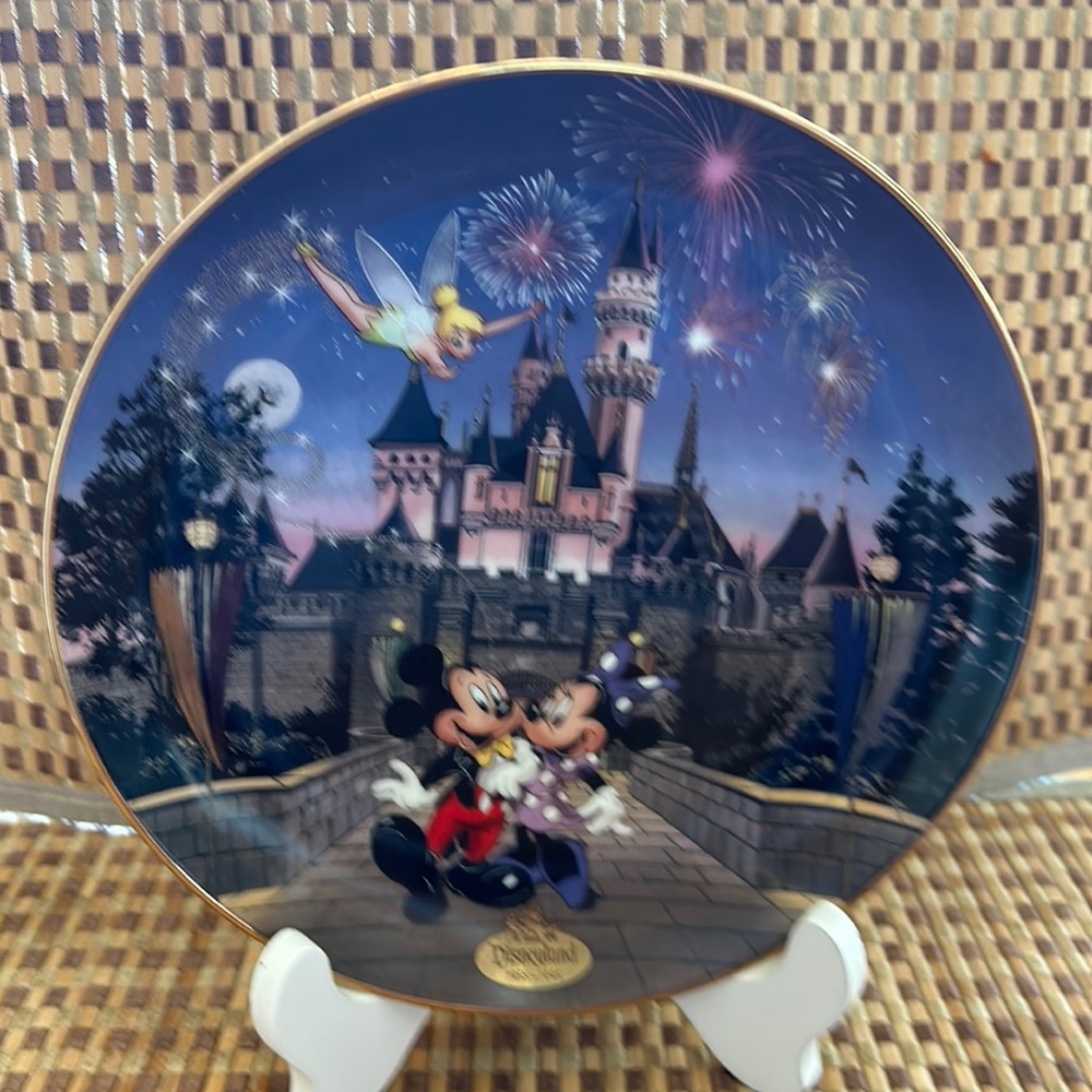 Disneyland’s 40th Anniversary Vintage Commemorative Plate.